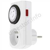 Hodiny spinacie Mechanicke Denne so Zasuvkou P5504