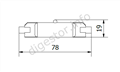 LED R7S 78mm COB 5W 42W 4000K 500lm NON DIMM LD-J7