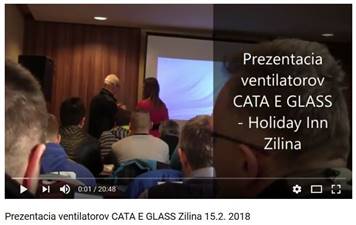 Prezentacia ventilatorov CATA E GLASS